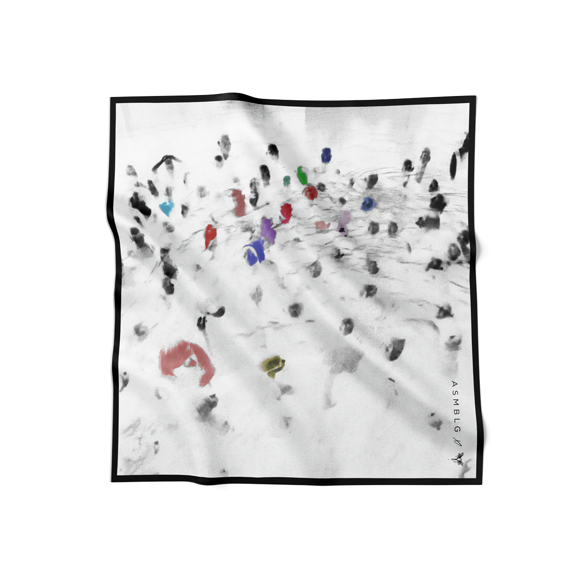 Drowning | 70x70 Silk Scarf
