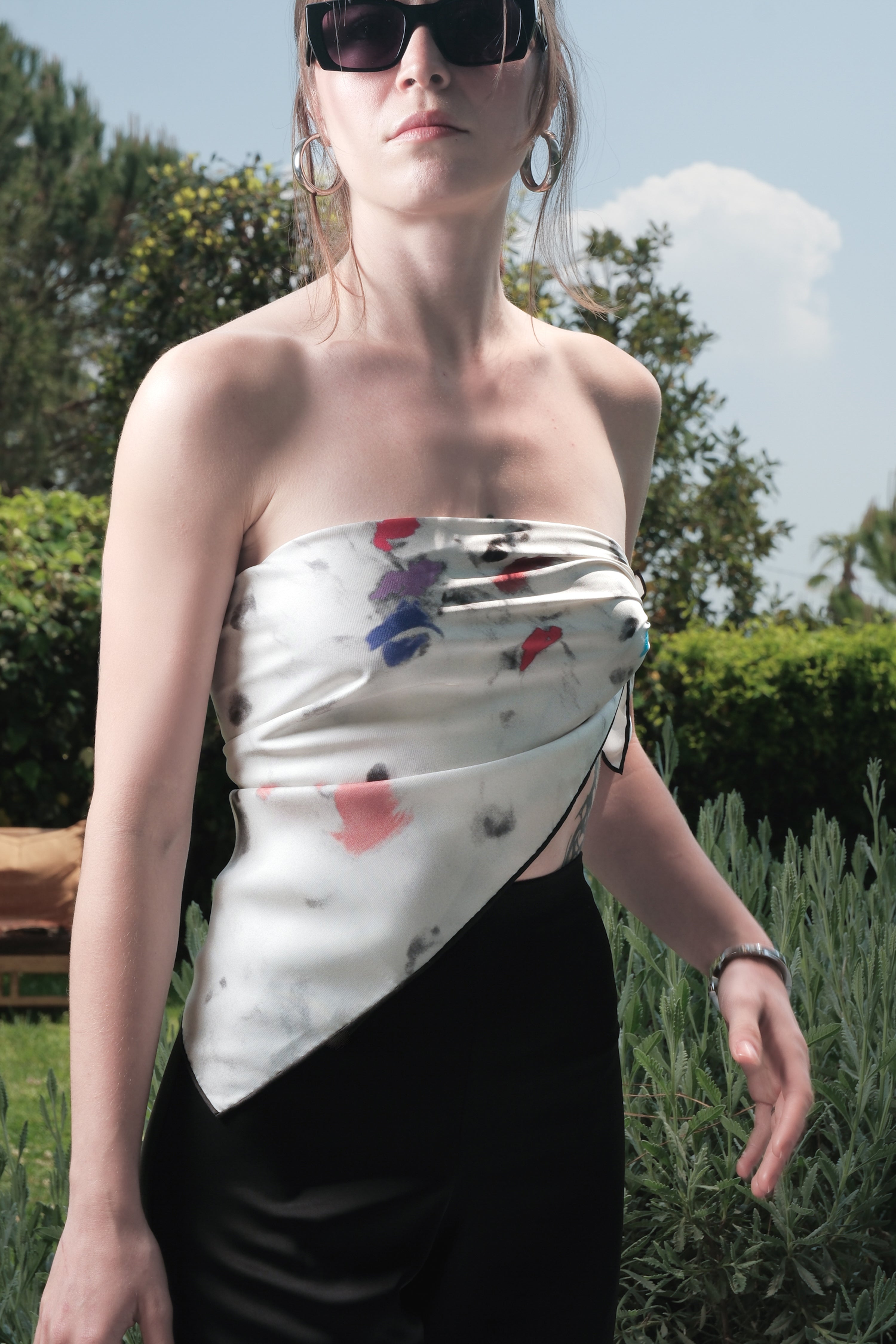 Drowning | 70x70 Silk Scarf