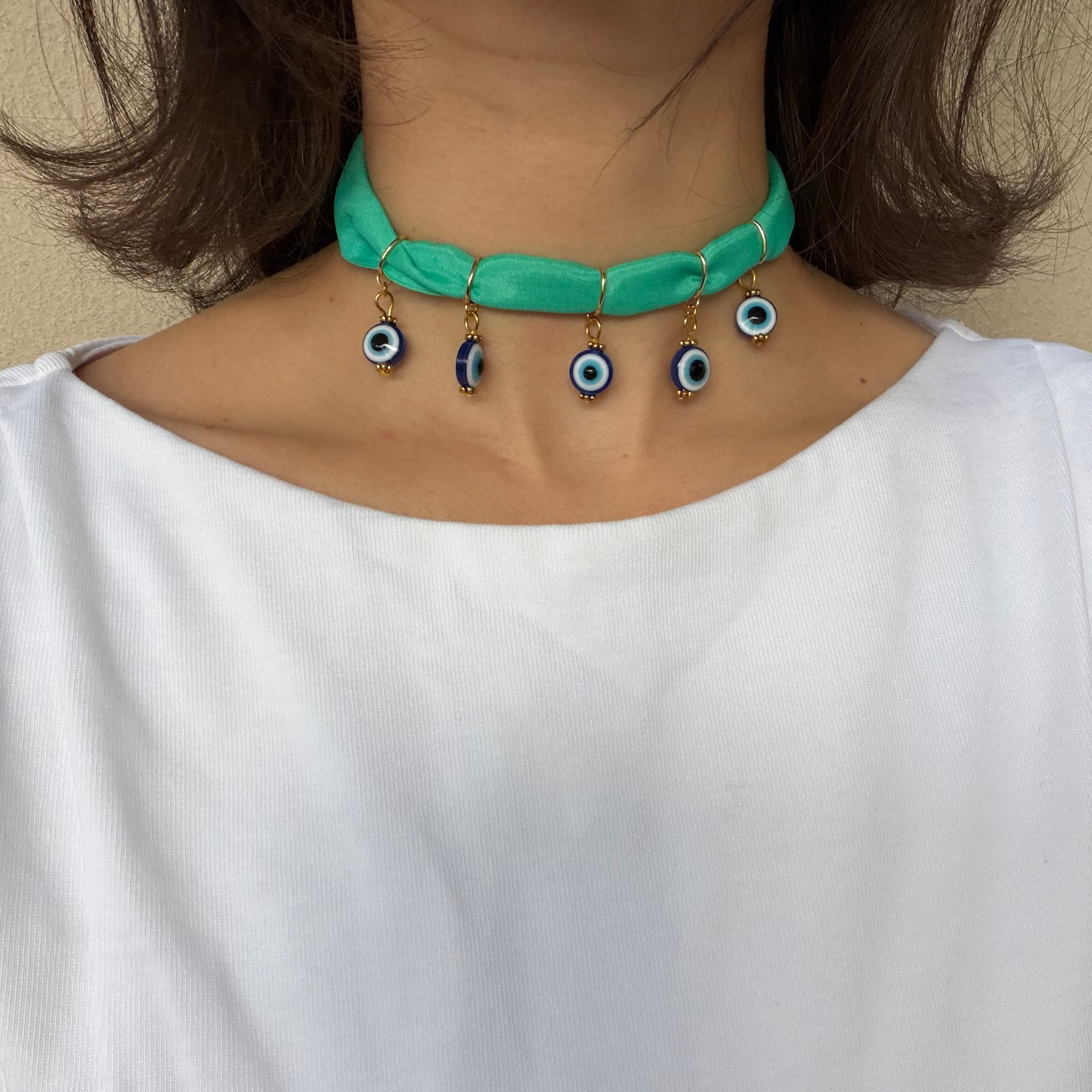 Eyes | Viscose charm necklace