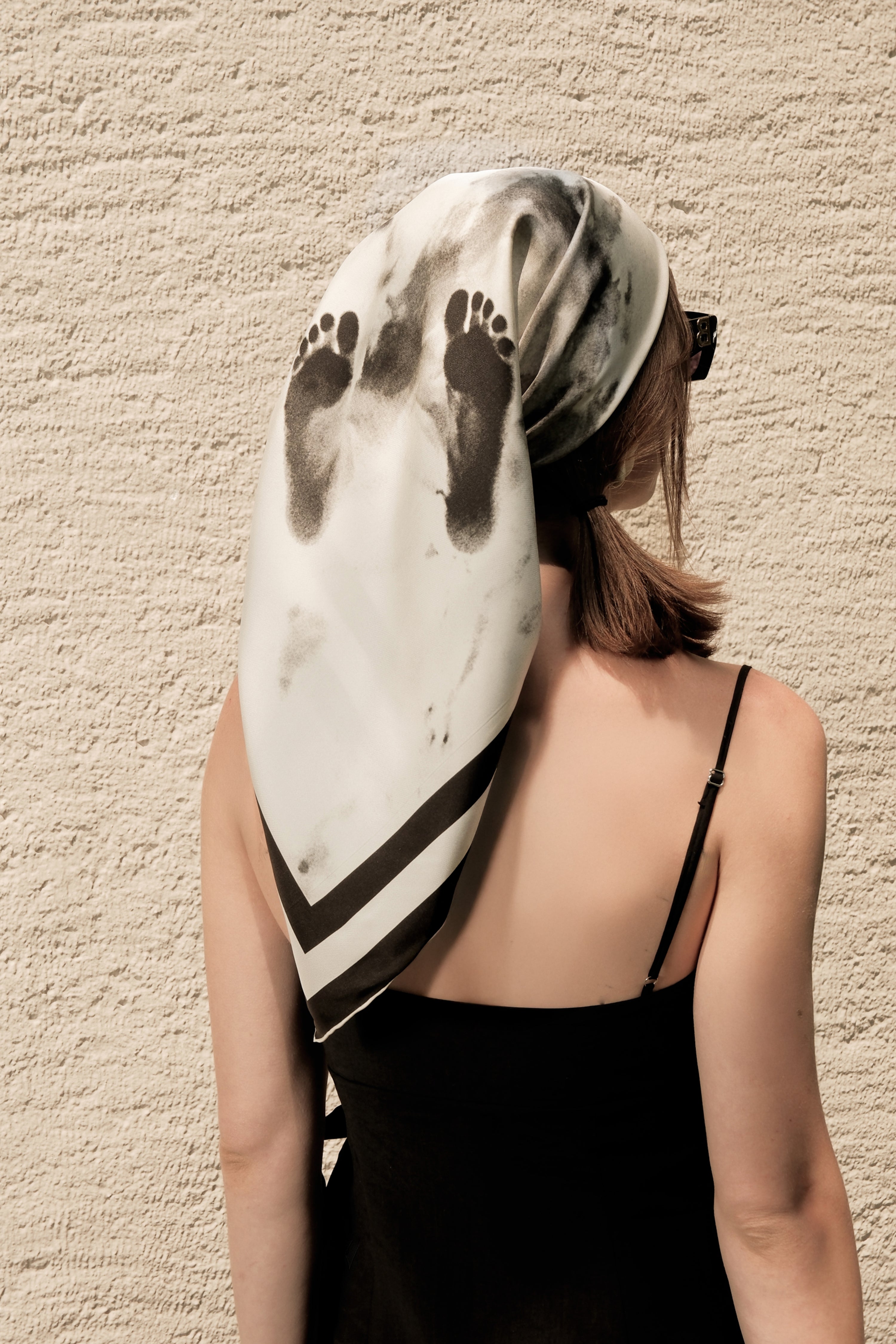 Lost 02 | 90x90 Silk Scarf