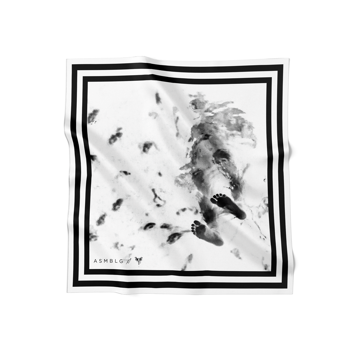 Lost 02 | 90x90 Silk Scarf